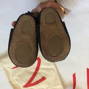 zutano leather booties